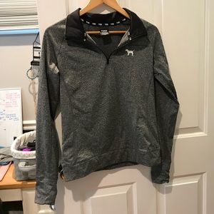 Gray athletic top
